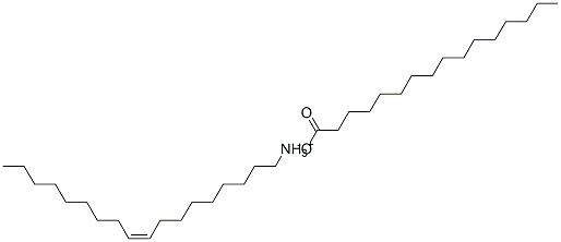 (Z)-octadec-9-enylammonium palmitate 结构式