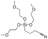 4-[tris(2-methoxyethoxy)silyl]butyronitrile 结构式