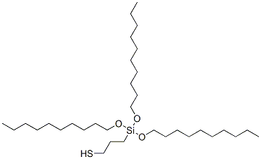 3-[tris(decyloxy)silyl]propanethiol 结构式