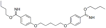 dibutyl 4,4'-[pentamethylenebis(oxy)]dibenzimidate 结构式