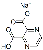 sodium hydrogen pyrazine-2,3-dicarboxylate 结构式