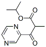 isopropyl alpha-methyl-beta-oxopyrazinepropionate 结构式