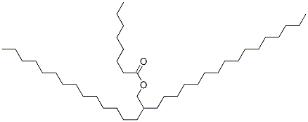 2-tetradecyloctadecyl octanoate 结构式