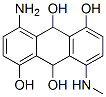 4-amino-9,10-dihydro-8-(methylamino)anthracene-1,5,9,10-tetrol 结构式