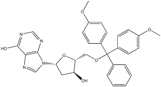 DMT保护性脱氧肌苷 结构式