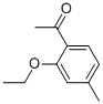 1-(2-乙氧基-4-甲基苯基)乙酮 结构式