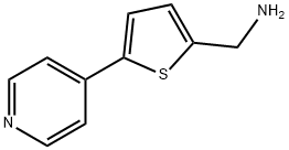 (5-(PYRIDIN-4-YL)THIOPHEN-2-YL)METHANAMINE 结构式