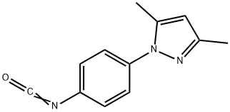 4-(3,5-Dimethyl-1H-pyrazol-1-yl)phenyl isocyanate 97% 结构式
