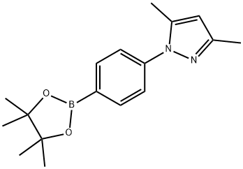 4-(3,5-DIMETHYLPYRAZOL-1-YL)PHENYLBORONIC ACID, PINACOL ESTER 结构式