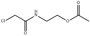 2-[(2-chloro-1-oxoethyl)amino]ethyl acetate 结构式