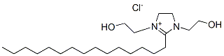 4,5-dihydro-1,3-bis(2-hydroxyethyl)-2-pentadecyl-1H-imidazolium chloride 结构式