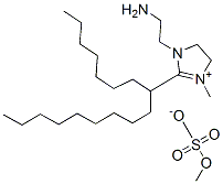 (Z)-1-(2-aminoethyl)-2-(8-heptadecyl)-4,5-dihydro-3-methyl-1H-imidazolium methyl sulphate 结构式