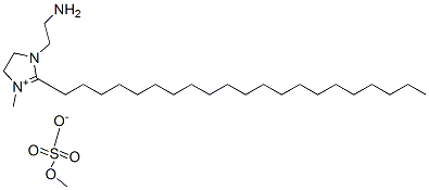 1-(2-aminoethyl)-2-henicosyl-4,5-dihydro-3-methyl-1H-imidazolium methyl sulphate 结构式