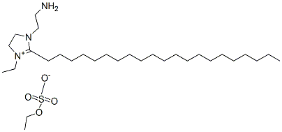 1-(2-aminoethyl)-3-ethyl-2-henicosyl-4,5-dihydro-1H-imidazolium ethyl sulphate 结构式