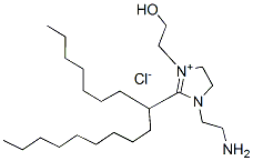 (Z)-1-(2-aminoethyl)-2-(8-heptadecyl)-4,5-dihydro-3-(2-hydroxyethyl)-1H-imidazolium chloride 结构式