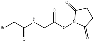 2,5-二氧代吡咯烷-1-基(2-溴乙酰基)甘氨酸盐 结构式