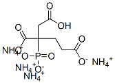 tetraammonium hydrogen 2-phosphonobutane-1,2,4-tricarboxylate 结构式