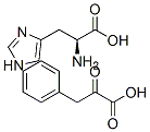 L-histidine mono(3-phenylpyruvate) 结构式