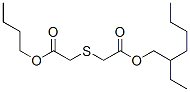 2-ethylhexyl [(2-butoxy-2-oxoethyl)thio]acetate 结构式