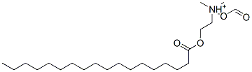 dimethyl[2-(stearoyloxy)ethyl]ammonium formate 结构式