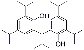 2,2'-(2-methylpropylidene)bis[4,6-diisopropylphenol] 结构式