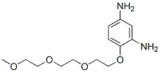 4-[2-[2-(2-methoxyethoxy)ethoxy]ethoxy]benzene-1,3-diamine 结构式