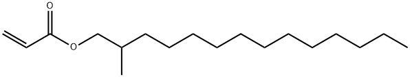 2-methyltetradecyl acrylate 结构式