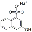 sodium 3-hydroxynaphthalenesulphonate 结构式