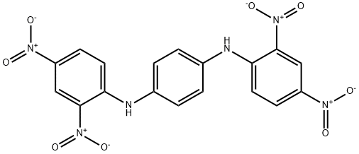 N,N'-bis(2,4-dinitrophenyl)benzene-1,4-diamine 结构式