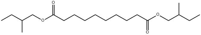 bis(2-methylbutyl) sebacate 结构式