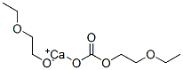 (2-ethoxyethanolato-O1)[2-ethoxyethyl hydrogen carbonato]calcium 结构式