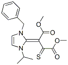 (Z)-DIMETHYL 2-(1-BENZYL-3-ISOPROPYL-1H-IMIDAZOL-2(3H)-YLIDENE)-3-THIOXOSUCCINATE 结构式