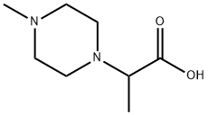 2-(4-甲基哌嗪-1-基)丙酸二盐酸盐 结构式