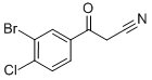 BENZENEPROPANENITRILE, 3-BROMO-4-CHLORO-B-OXO-