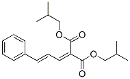 bis(2-methylpropyl) (3-phenylallylidene)malonate 结构式