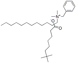 benzyldodecyldimethylammonium neodecanoate 结构式