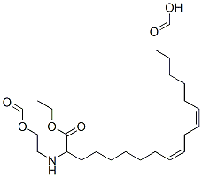 2-[[2-(formyloxy)ethyl]amino]ethyl (9Z,12Z)-octadeca-9,12-dienoate, formate 结构式