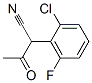 2-(2-氯-6-氟苯基)-3-氧代丁腈 结构式