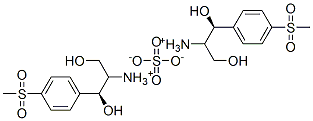 [S-(R*,R*)]-bis[[2-hydroxy-1-(hydroxymethyl)-2-[p-(methylsulphonyl)phenyl]ethyl]ammonium] sulphate 结构式
