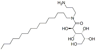 N-(3-aminopropyl)-N-hexadecyl-D-gluconamide 结构式