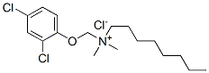 [(2,4-dichlorophenoxy)methyl]dimethyloctylammonium chloride 结构式