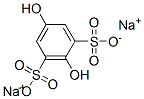 disodium 2,5-dihydroxybenzene-1,3-disulphonate 结构式