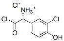 (R)-[2-chloro-1-(3-chloro-4-hydroxyphenyl)-2-oxoethyl]ammonium chloride 结构式