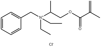 benzyldiethyl[1-methyl-2-[(2-methyl-1-oxoallyl)oxy]ethyl]ammonium chloride 结构式