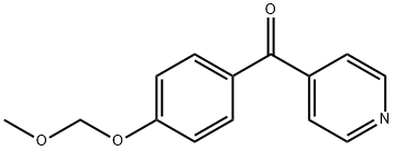 (4-(甲氧基甲氧基)苯基)(吡啶-4-基)甲酮 结构式