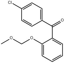 (4-氯苯基)(2-(甲氧基甲氧基)苯基)甲酮 结构式