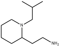 2-(1-ISOBUTYLPIPERIDIN-2-YL)ETHANAMINE 结构式