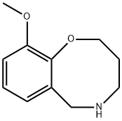 10-甲氧基-3,4,5,6-四氢-2H苯并[B][1,5]-噁嗪 结构式