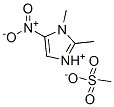 1,2-dimethyl-5-nitro-1H-imidazolium methanesulphonate 结构式