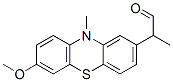 7-methoxy-alpha,10-dimethyl-10H-phenothiazine-2-acetaldehyde 结构式